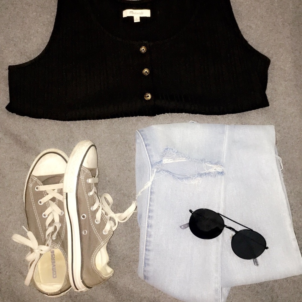 Grey Converse